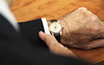 looking at watch
