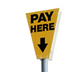 pay here sign